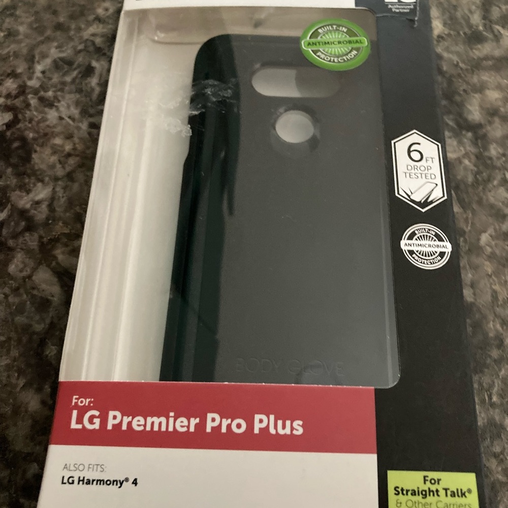 NIB Body Glove Case LG Premier Pro Plus w/ Built-in Antimicrobial Protection